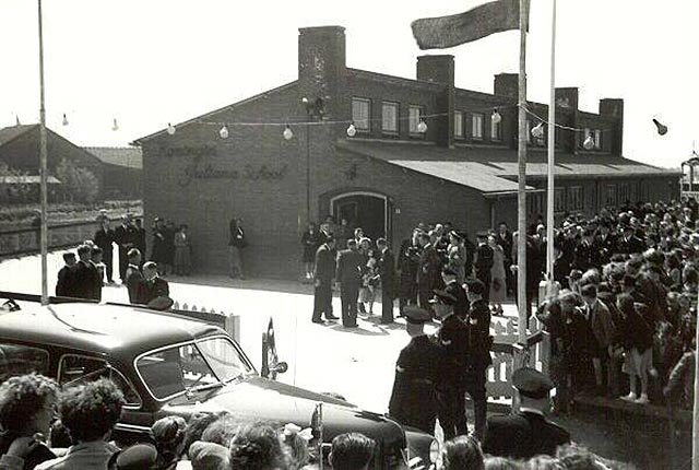 Koningin Juliana MULO, Spijkenisse, foto 1951