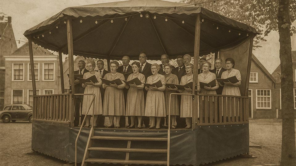 Unieke Spijkstaal muziektent